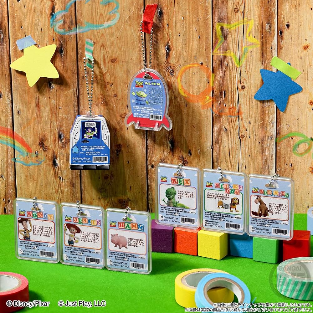 BANDAI TOY STORY Package Charm & Chocolate Snacks 10pcs Box
