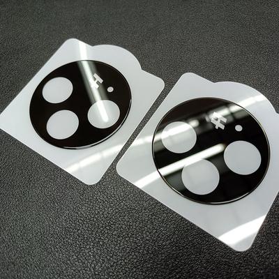 For Oppo Find N3 / OnePlus Open 7.82" Camera Black Plating Silk Printing Lens 9H Tempered Glass Protector Protective Film Guard