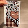 For iPhone 16 15 14 13 12 7 8 Plus Pro Max 16e 11 SE 2020 XS XR 5G Phone Case Fashion Korean Cute Leopard Print Vortex Pattern