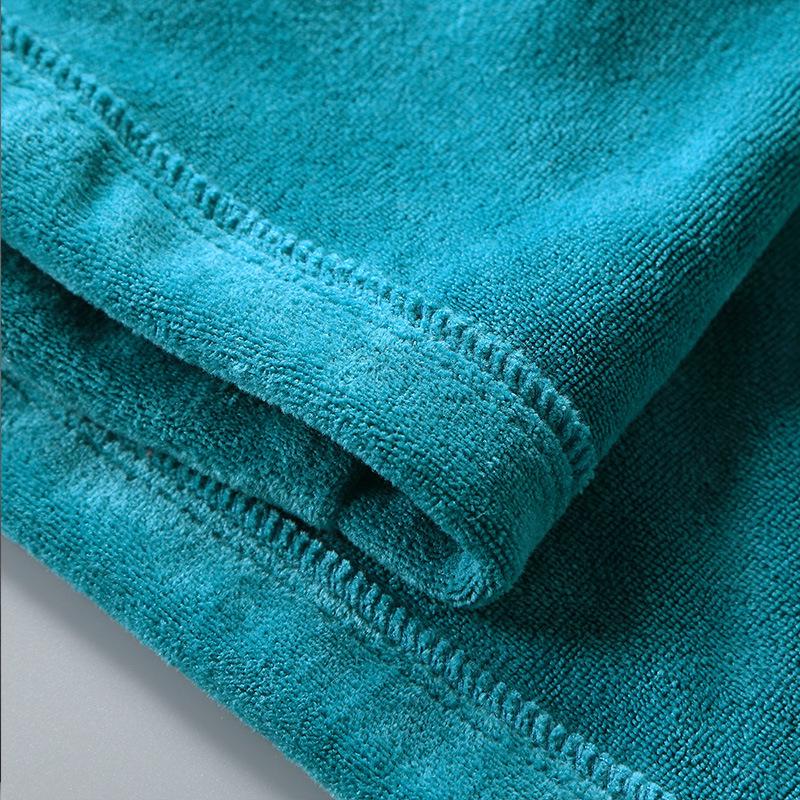 Plush Microfiber Bathrobe: Soft, Thick, Absorbent, Quick-Drying, Non-Shedding Unisex Robe for Autumn and Winter