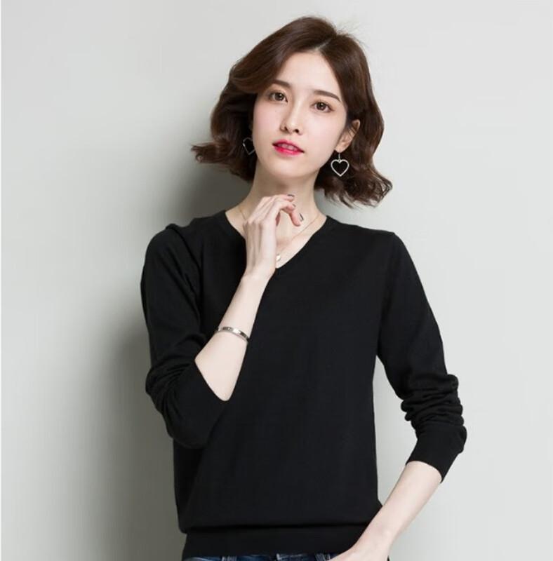 Hengyuanxiang Women's Fine-Spun Knit Wool Sweater