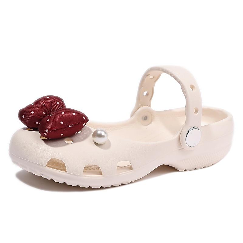 Kids Covered Toe Ballet Clog Slippers Lightweight Garden Shoes 24