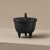 Mini Cast Iron Incense Burner Tripod Heat Resistance Cast Iron Incense Censer  Home Decor