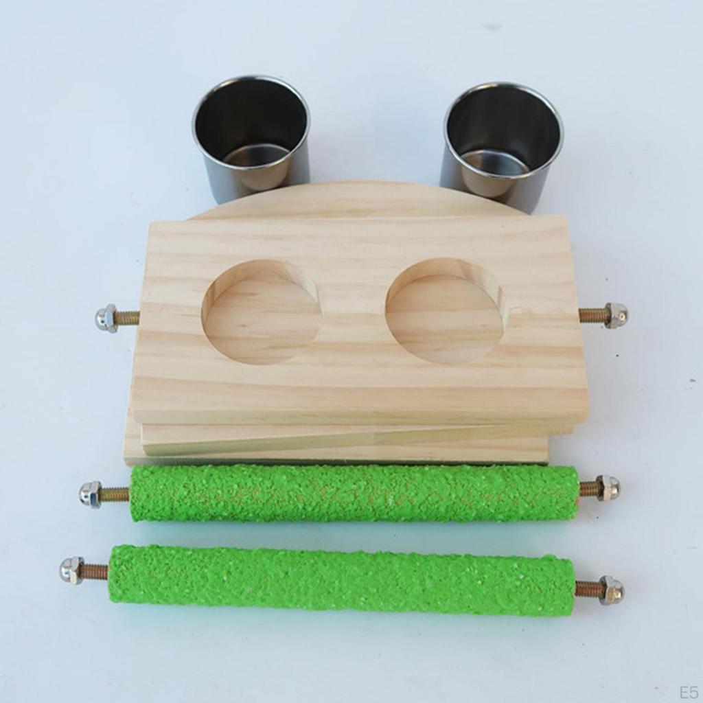 Bird Perch Stand Cage Supplies Training Standing Playground Playstand