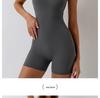 Women's Backless High-Waisted Slimming Yoga Bodysuit with Chest Pads - Stylish for Southeast Asia, European, and American Fashion