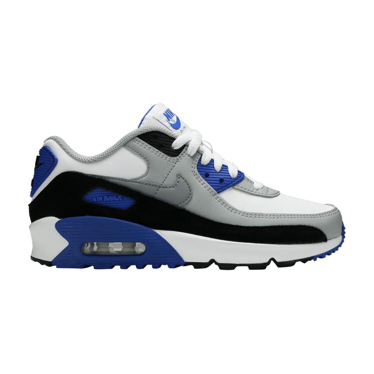 

Кроссовки Nike Air Max 90 GS Hyper Royal сине-белые светло-дымчато-серые CD6864-103