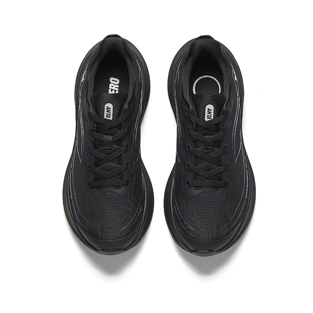 Anta Leaf 6.0 Comfortable Fabric Low-Top Versatile Running Shoes Women sneakers Basic-Black 922615524-11