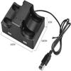 Estação de Carregamento Dock para Joy-Con LED Suporte de Carregamento Com Cabo Micro USB para Console Nintendo Switch