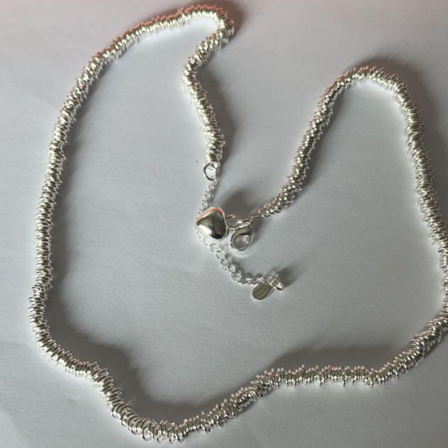 Stilvoller 925 Sterlingsilber Fischschuppen Offener Ring für Frauen mit Geometrischem Design