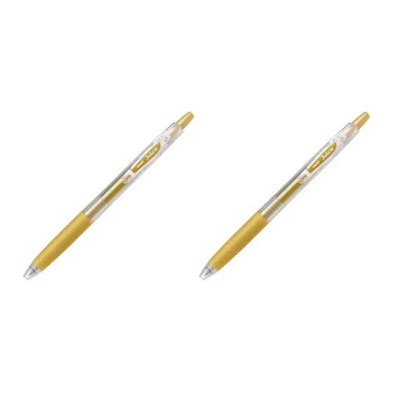 Pilot Juice Gel Pen, 0.5mm, Gold, 5-Pack (LJU50EF5GD)