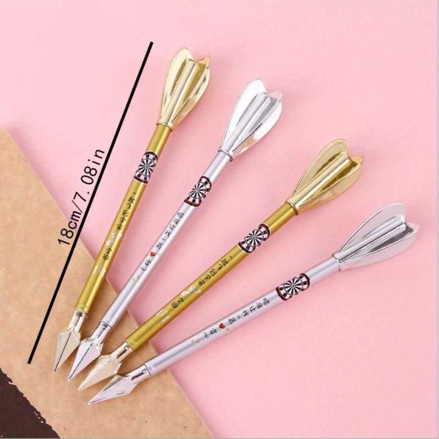 

10 шт. 0,5 мм креативная ручка для дротиков, нейтральная ручка, серия «Оружие», черная ручка для воды, ручка для знаков, канцелярские принадлежности для студентов, подарок Random colors 10pcs