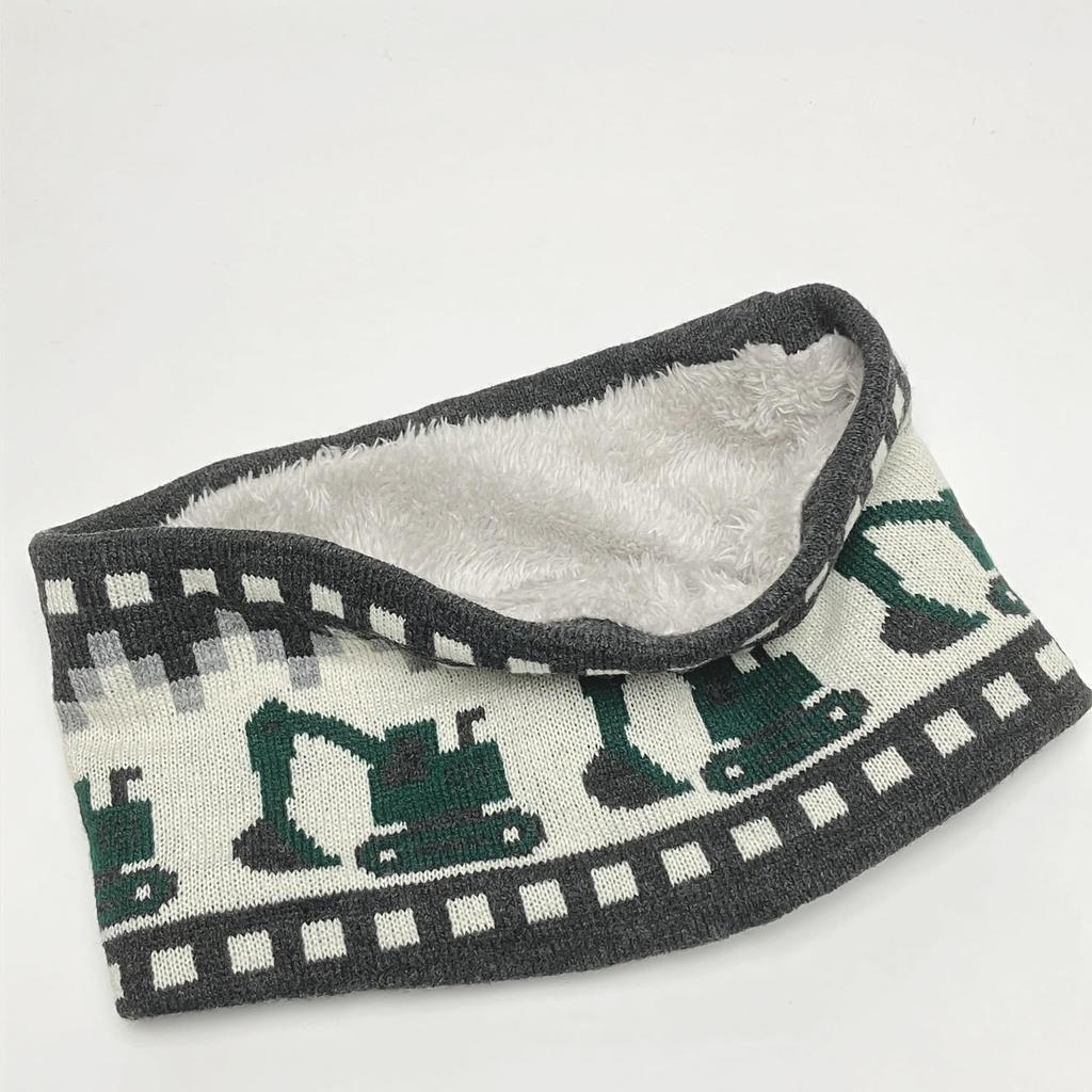 Kiejun Boa Knit Snood Neck Windproof and Warm for Work Vehicles and Construction for Boys Kids' Warmer, Equipment, (G Gray)