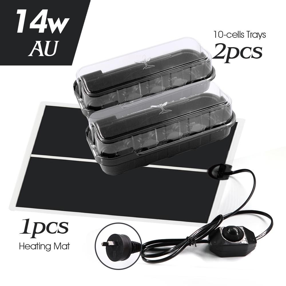 14/35W Plăcuță de Încălzire Plante Încălzitor Covoraș Termic Tăvi Răsaduri Pepinieră Cutie Germinare Seră Ștecher US/EU/UK/AU Control Temperatură