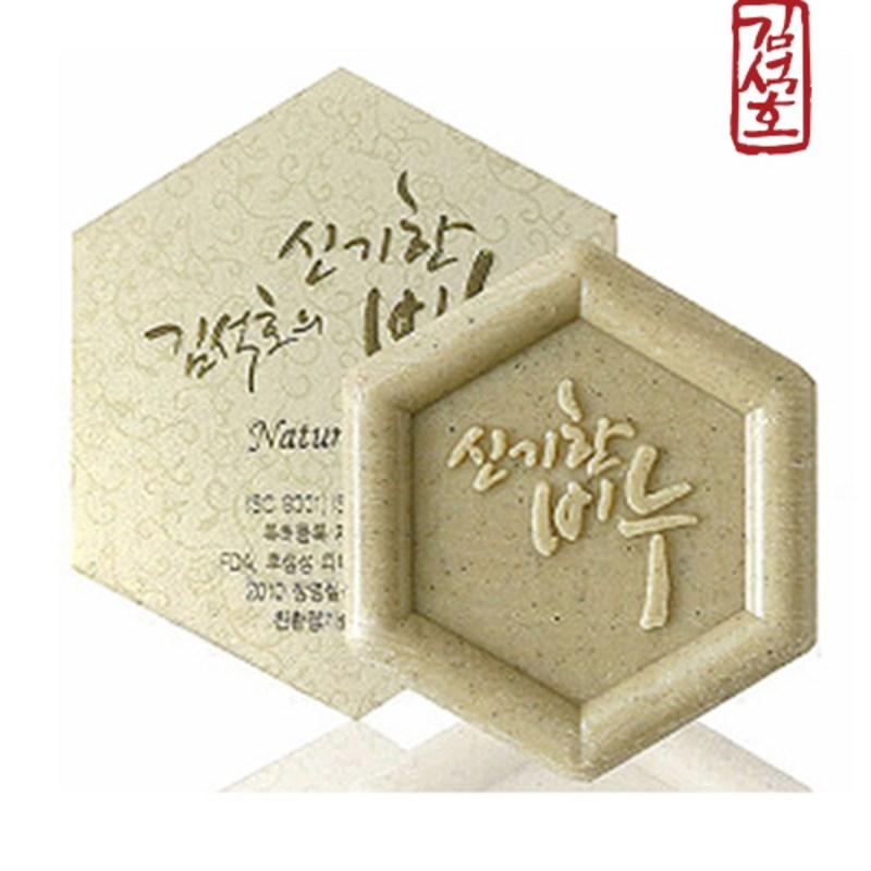 Solid Facial Soap / All-in-One for Face, Body, and Scalp / Daily Mildly Alkaline Cleanser / Kim Seok-ho's Amazing Soap, 110g, 1 pcs