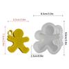 Wiederverwendbare 3D Silikonform DIY Lebkuchenmann-förmige Kerzenformen Handgefertigte Form für Pralinen Weihnachtsseifenformen