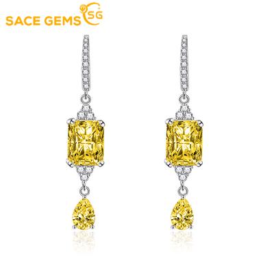 Classic Copper Alloy Zircon Earrings Ladies Jewelry Wedding Promise Party Gift