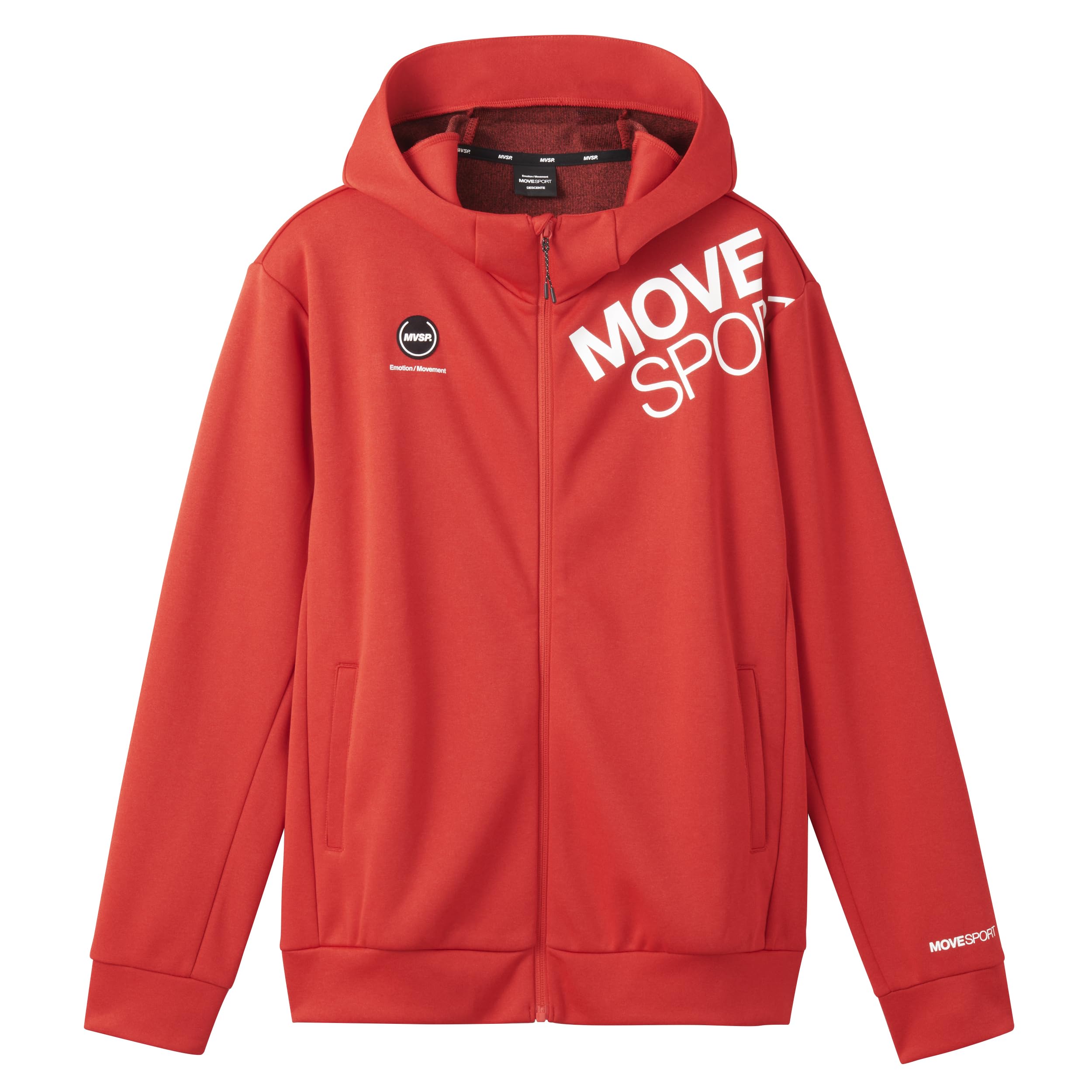 

Толстовка Descente Full Zip Hoodie Stretch Training Running Red M [Move Sports] красный