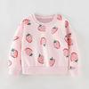 2022 New Children's Clothing for Girls, Autumn Sweatshirt, Orange Daisy, Stylish Top for Kids, Toddler Pullover, Trendy