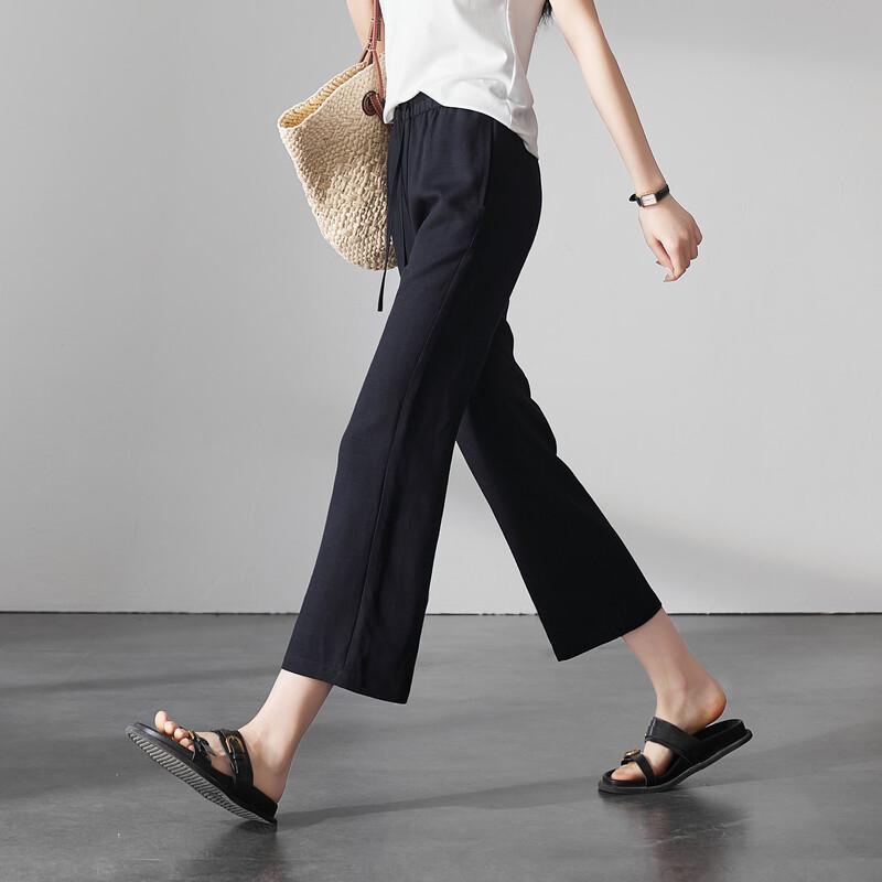 SOFSIL Women's Summer High-Waist Flared Pants