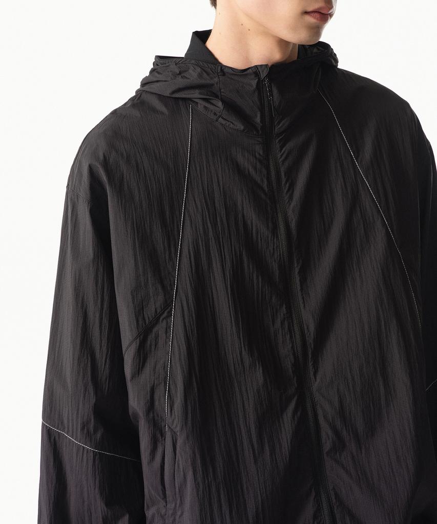 Musinsa Standard [City Leisure] Lightweight Stitch Windbreaker Jacket [Black]