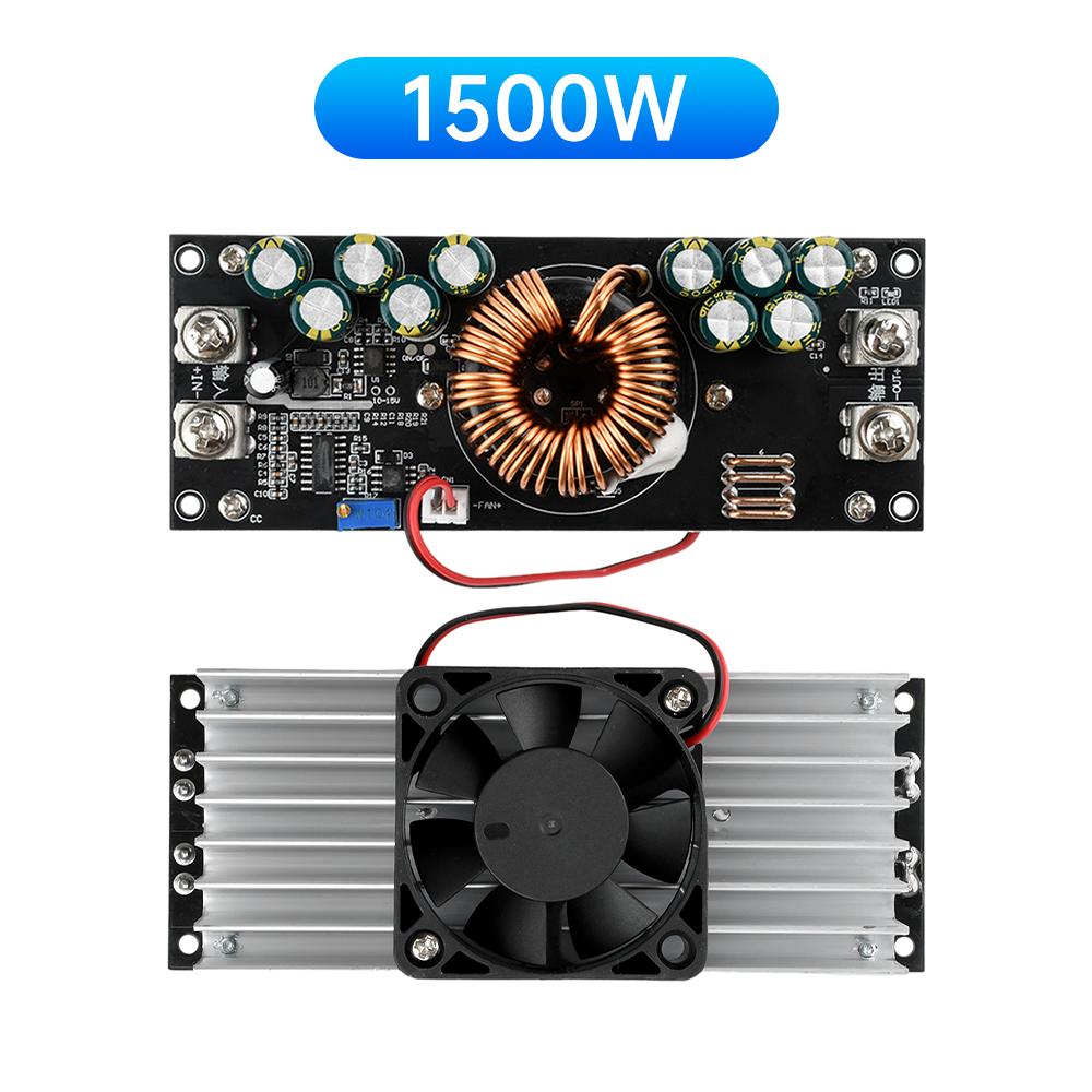 DC-DC Abwärtswandler 1000W/1200W/1500W Einstellbares Abwärts-Netzteilmodul DC 15V-90V auf 2,5V-72V Hochleistungs-Konstantspannungsplatine