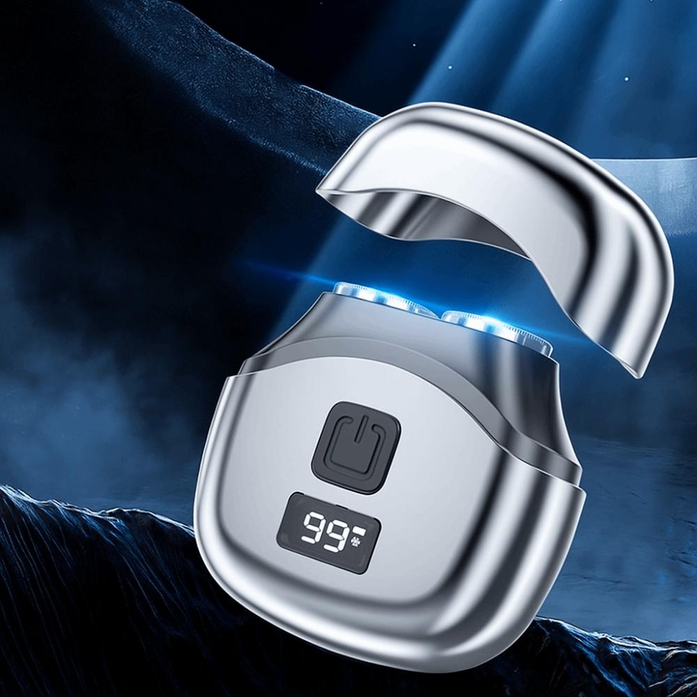Waterproof Electric Shaver Digital Display Rechargeable Razor Travel Pocket Razor  Business Trip