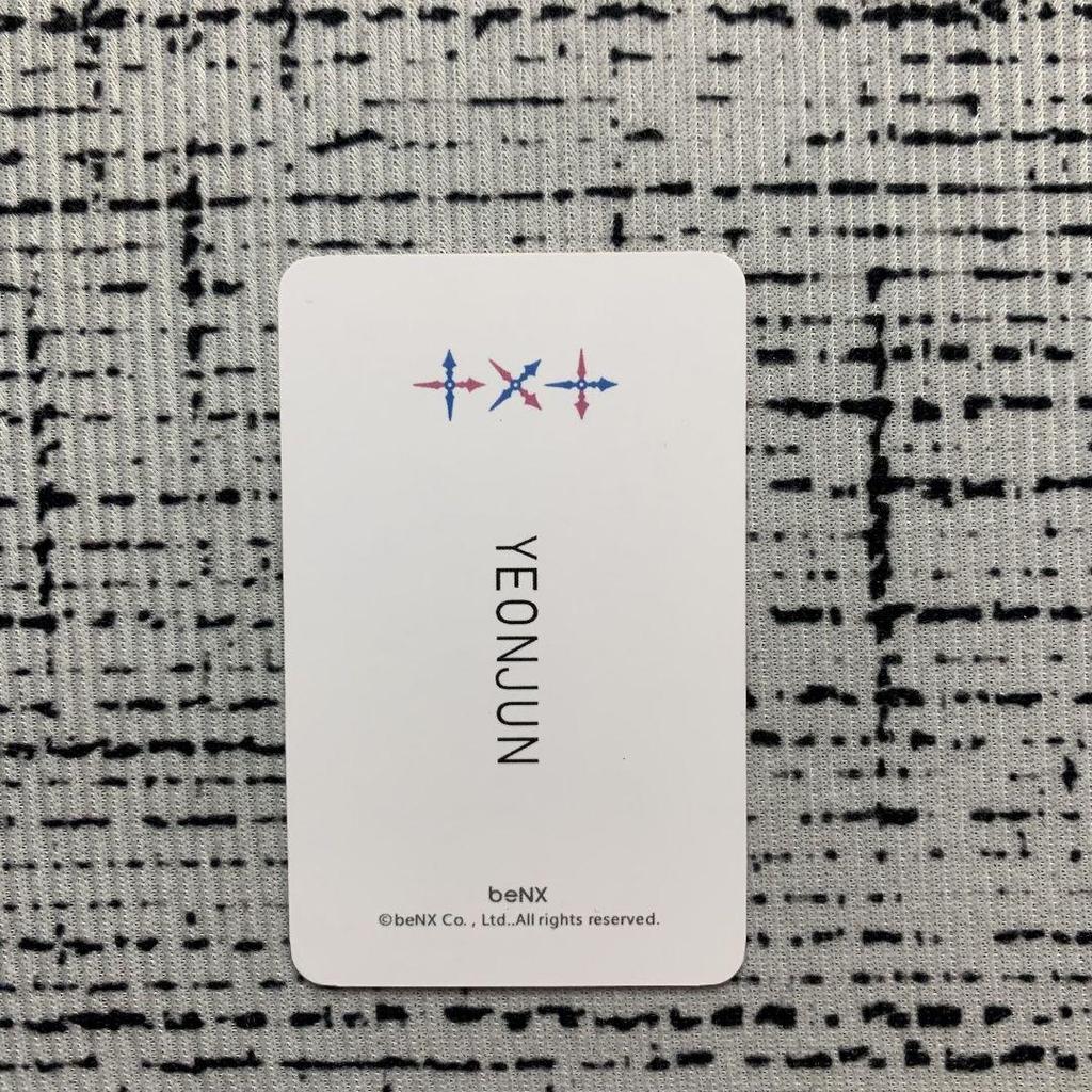 [USED] TXT Yeonjun weply limited FC bonus MAGIC HOUR trading card