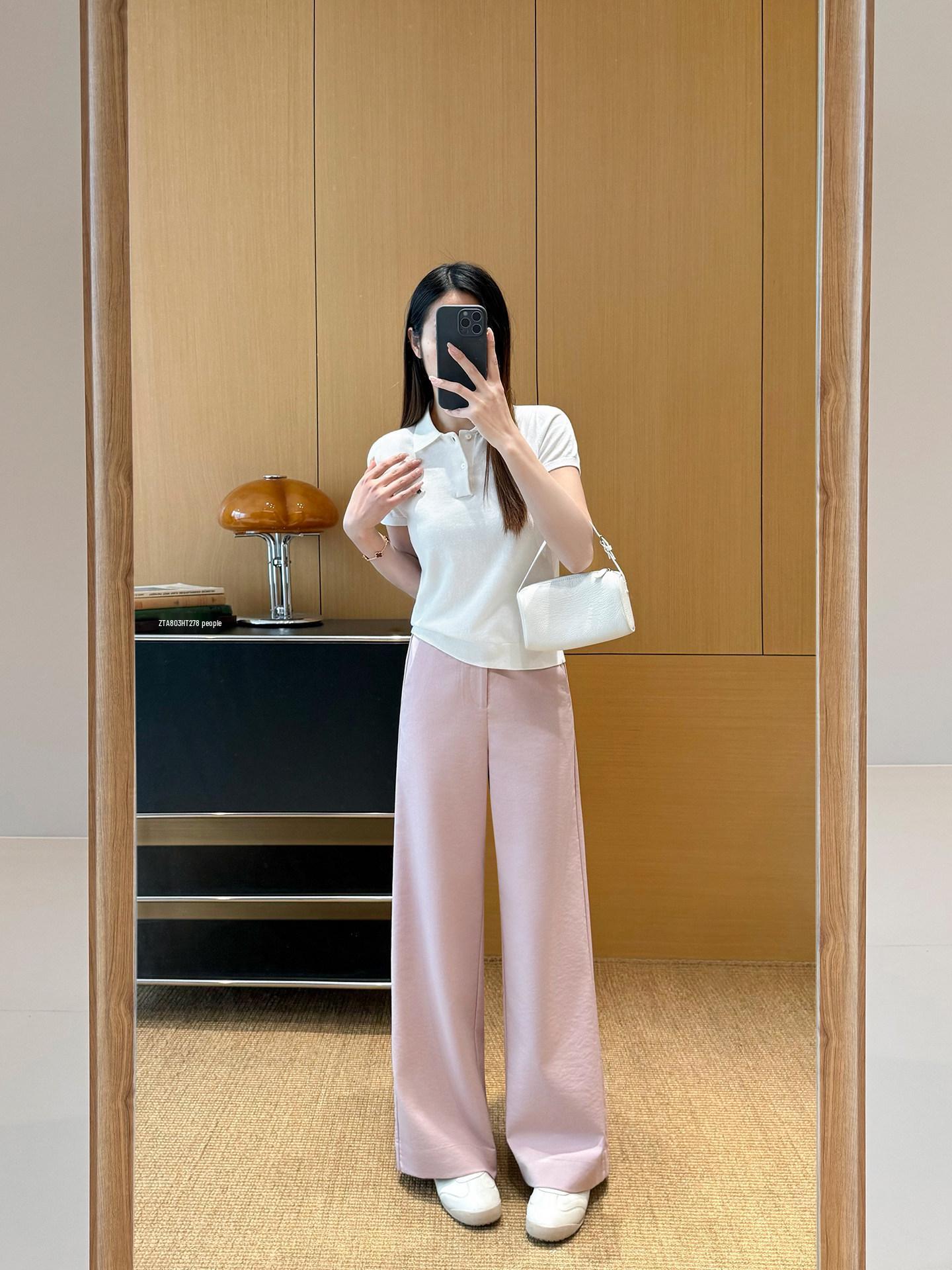 Lyocell Tencel Sun-Protection Women s Straight Wide-Leg Harem Pants M (up to 57.5 kg)