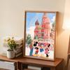 Diamond Mosaic Colorful Diamond Painting Mickey, Minnie and Donald Duck Full Round Embroidery Cartoon Creative Hobbies Wall Decor