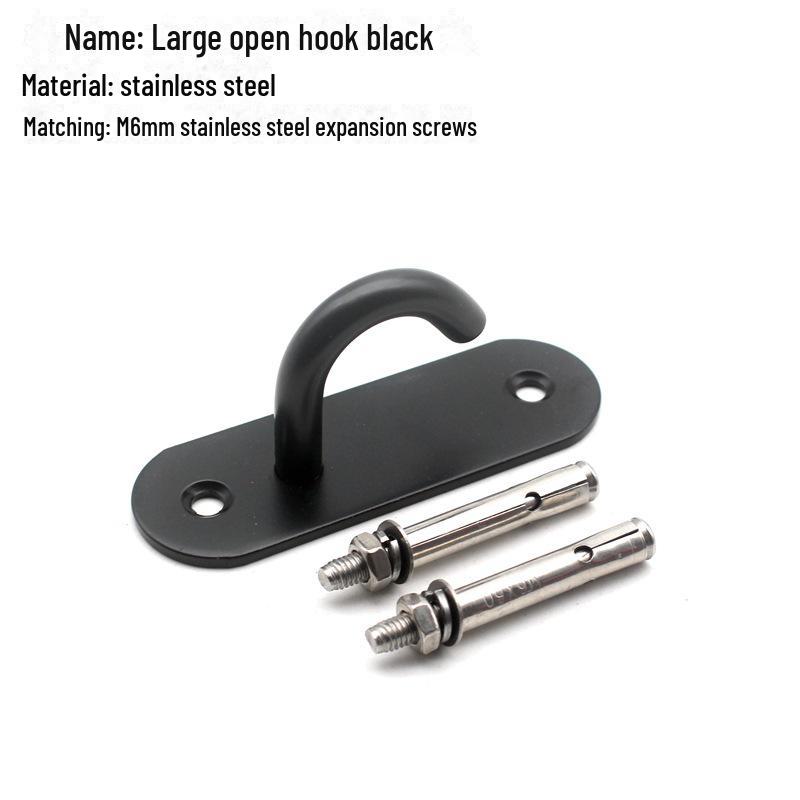 Pogrubiony Stal Nierdzewna Pierścień do Ciągnięcia Wentylatora Sufitowego Hak Owalny do Worków z Piaskiem i Ekranów Projekcyjnych