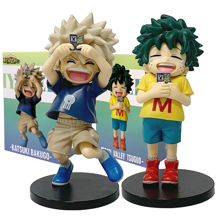 In Stock 2pcs Standing Anime Action Figures PVC Collectible Model Toys Kids Birthday Toys Decorative Christmas Gifts for Fans