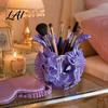 Stationery Organizer for Desk Makeup Brush Holder with Thickened Stable Base Fairies Decor Silk Holder Texture Storage Box Dressing Table Pens And