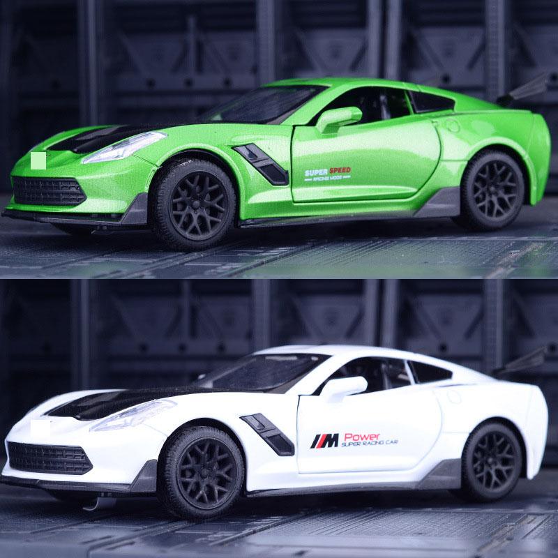 Simulation ZR1 Alloy Car Model Metal Huili Toy Car Boy Gift