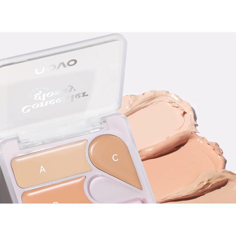 NOVO - Glossy Flawless 3-Color Concealer - 2 Types