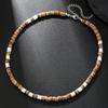 Emperor Stone Beaded Men's Collarbone Necklace: Stylish European & American Hip Hop Abacus Bead Chain
