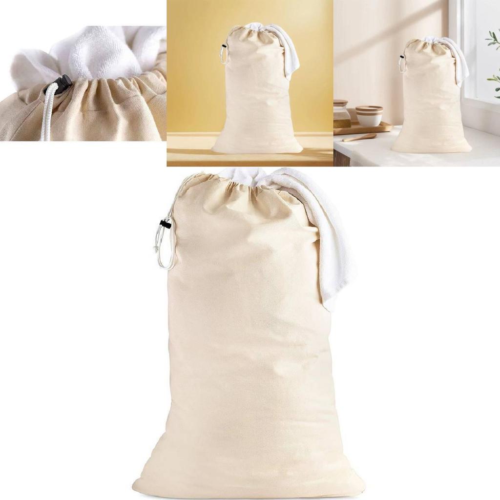 Eco-friendly Cotton Laundry Bag For Bedroom Storage Simple Modern Home Solution