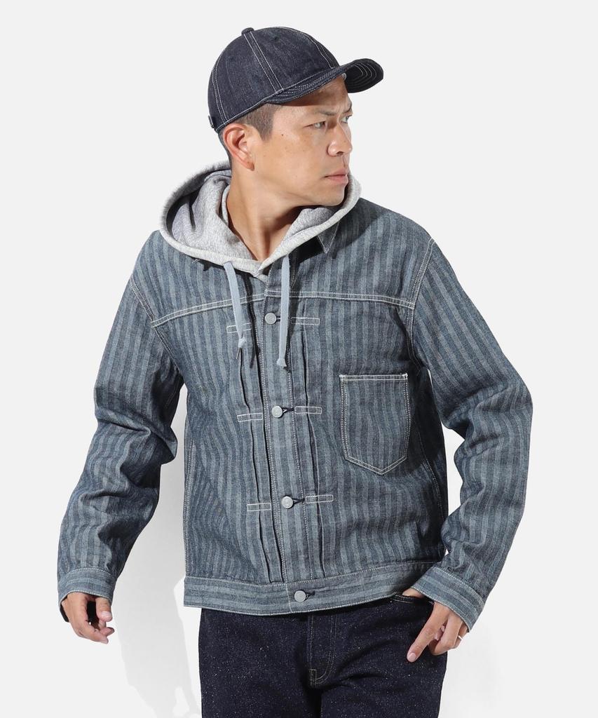 KOJIMA GENES Herringbone Denim Jacket 1st Type RNB-5079 Alpha, XL