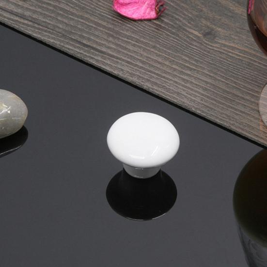Butoane de dulap din ceramică colorate de 32 mm Accesorii rotunde anti-rugină Tragere netede pentru sertar pentru dulap