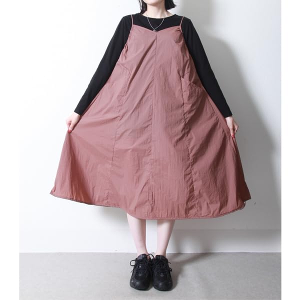 [pure&fine] Dress, Jumper Skirt, Back Ribbon, Fall/Winter, Loose Fit, Plus Size, Flattering for Women in Their 40s and 50s, z3686