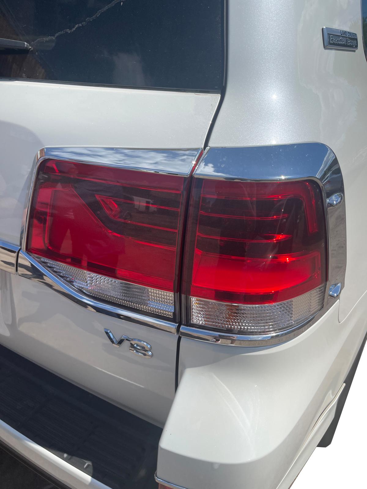 

Хром накладки на стопы (2015-2024, 4 част, пласт) для Toyota Land Cruiser 200