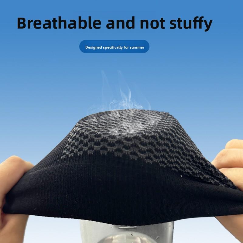 Sports Knee Pads for Men, Ultra-thin Knees, Thin Warm Joints, Non-slip, Invisible and Seamless, Non-sliding, Light and Thin Basketball Socks Machine