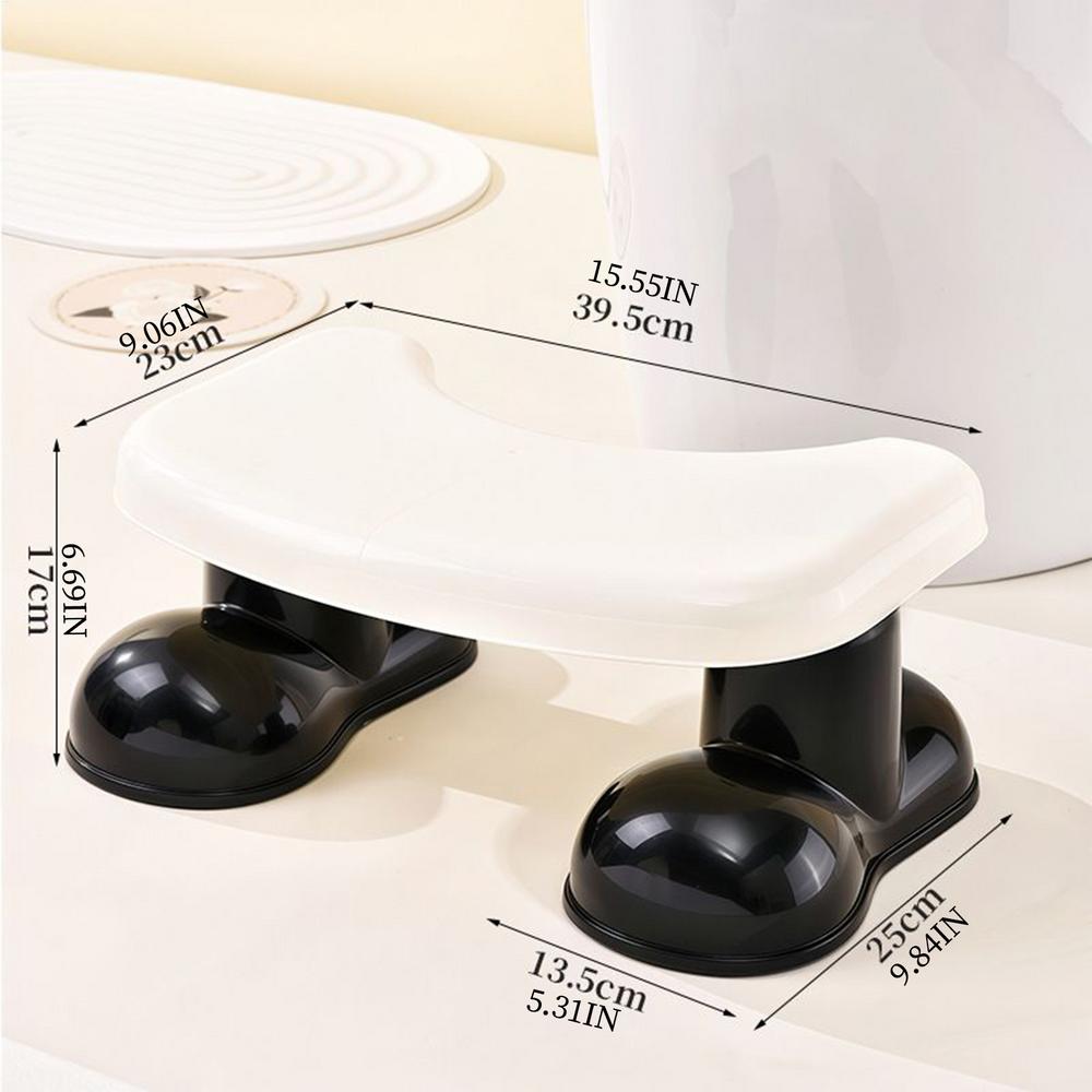 Toilet Squat Stool Toilet Assistance Steps Poop Stool For Bathroom Non-Slip Bench Step For Kids Elderly Toddler Adults Squatting