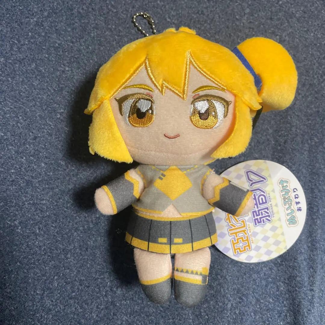 Akita Neru Yowane Haku Nuiprike Sitting Plush Doll Fukuya Japan