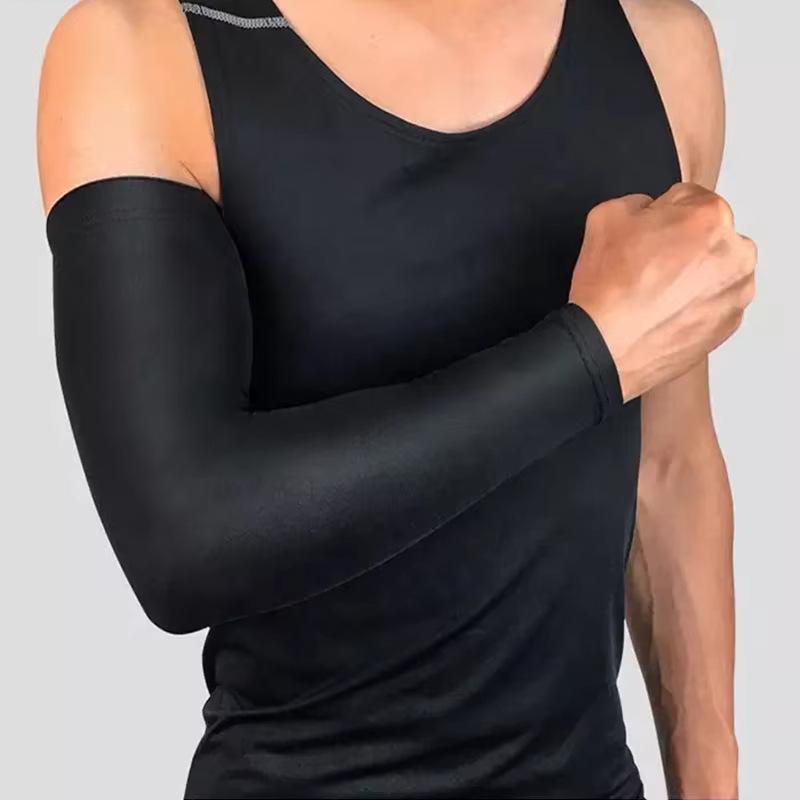 

High Elasticity Sun Protection Ice Silk Arm Sleeves for Outdoor Sports XL