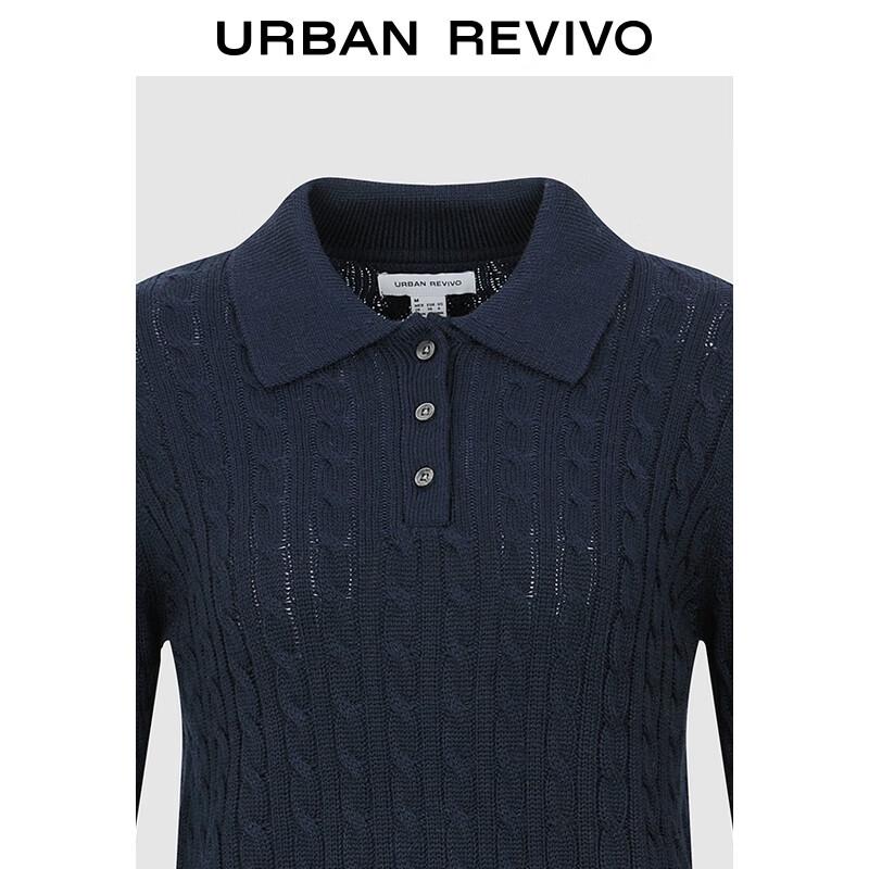 UR Women's Color Block Faux Two-Piece Knit Sweater