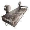 1 Stück Badezimmer-Organizer mit Haken, wandmontiert, Aluminium, Badezimmerregale, Platzsparend, Aluminium, Duschaufbewahrung für Badezimmer und Küche