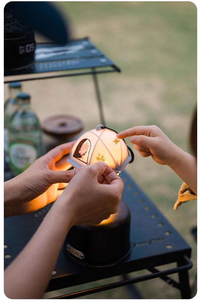 Mountain Fun ShineTrip Magnetic Tent Light - Multi-gear, Long Battery, Waterproof, Tap Control