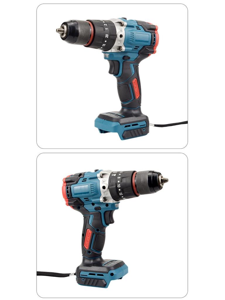 13mm Brushless Electric Drill - High Power, Rechargeable, Cordless Impact Drill & Screwdriver