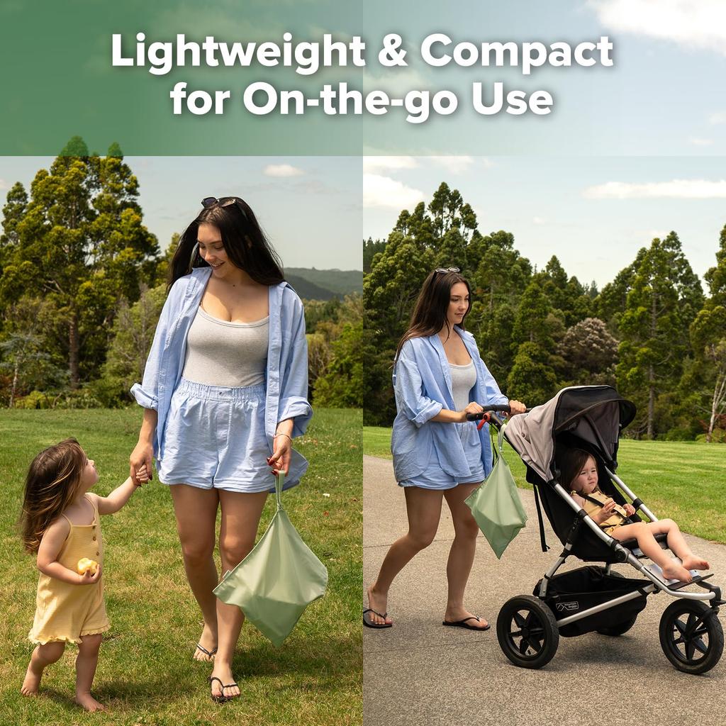 Haakaa Baby Waterproof Wet Diaper Pump Glasses Set of 2 Bags, Bags, Travel, Swimwear, Beach, Pool, Parts, Stroller, Daycare, Yoga, -