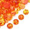 20Pcs Multisize Resin Round Cabochon Imitation Amber Cabochon For Rings Earrings Pendant Jewelry Making DIY Accessories Supplies